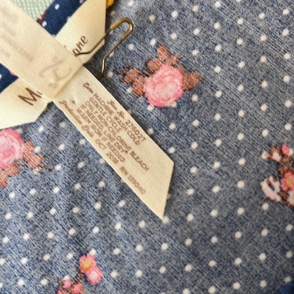 Matilda Jane Dream A Little Dream Floral Polka Dot Long Sleeve Top Size L - Picture 9 of 11